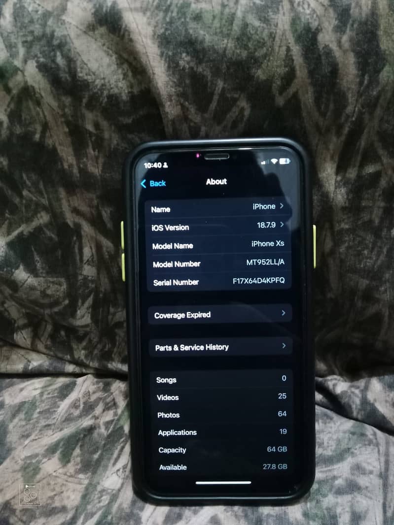 Apple iPhone XS PTA 8
