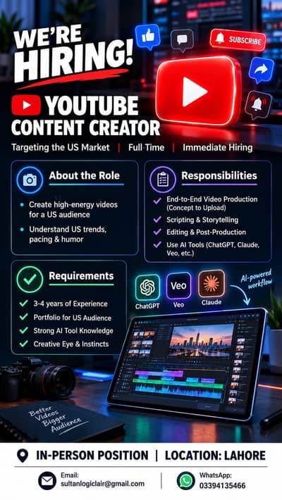 YouTube Content Creator