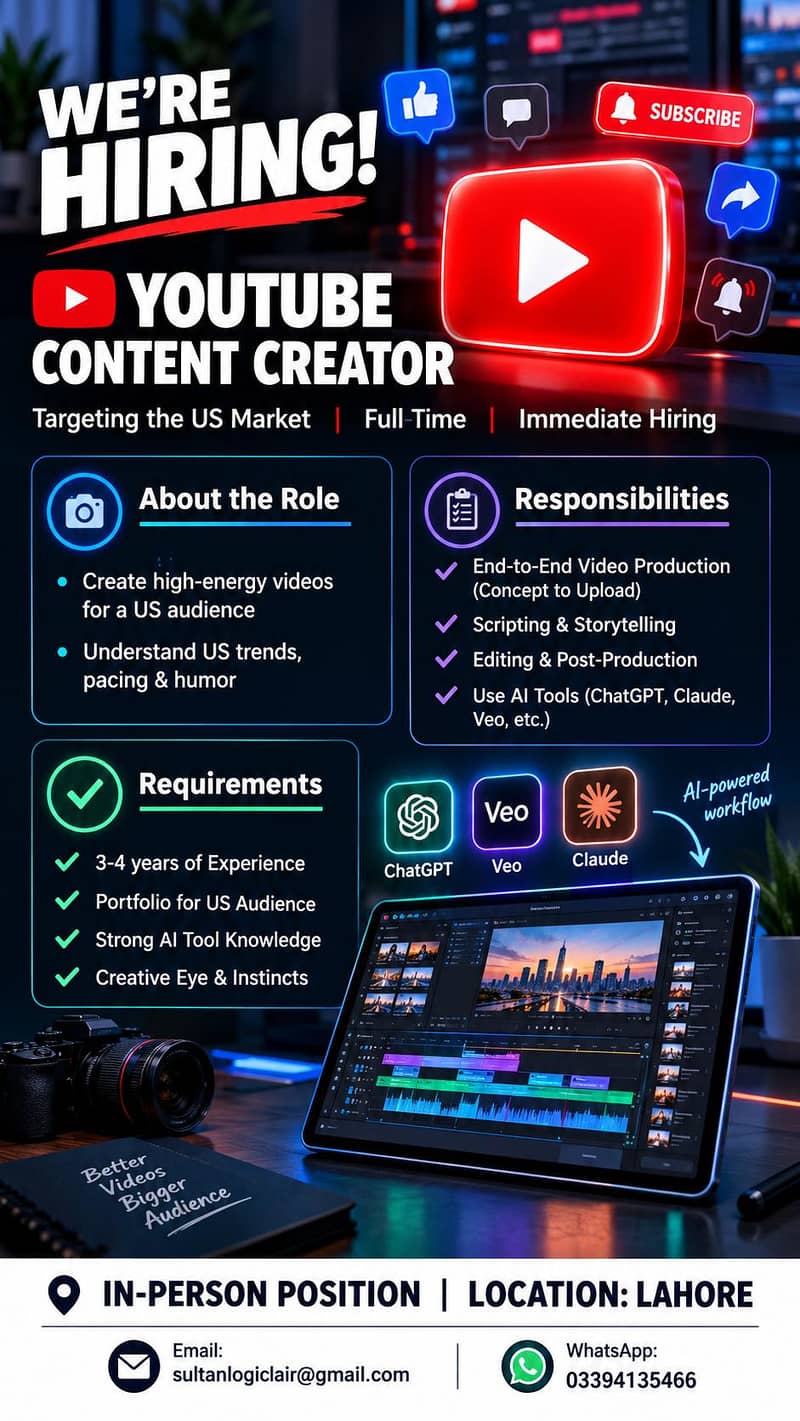 YouTube Content Creator 0