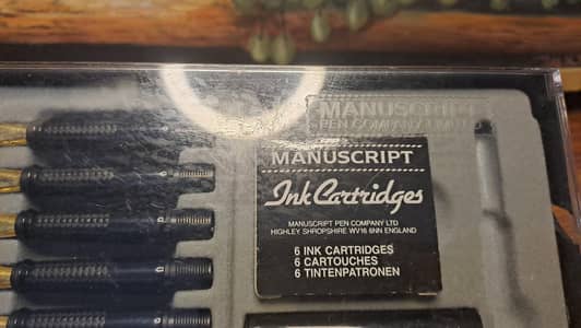 Calligraphy Pen set ManuScript gold plated nibs