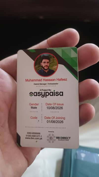 We Need Young Energetic Male & Female for Easypaisa Project