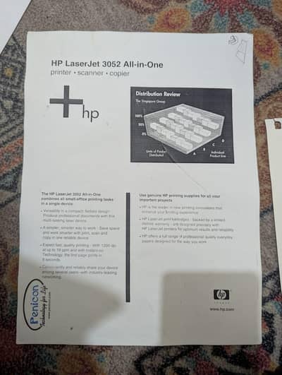 hp laser jet 3052