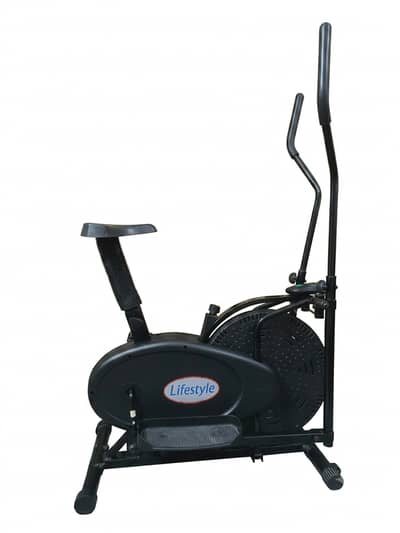 Exercise Cycle : 2-in-1 Elliptical Bike - Air Bike