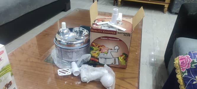 manual chopper brand new zero use with all accessories