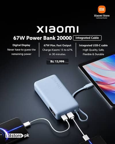 Xiaomi 67w power bank 20000mah