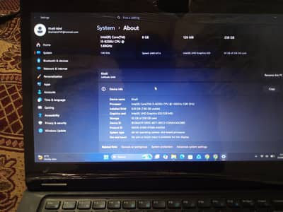 Dell core I5 8 gan