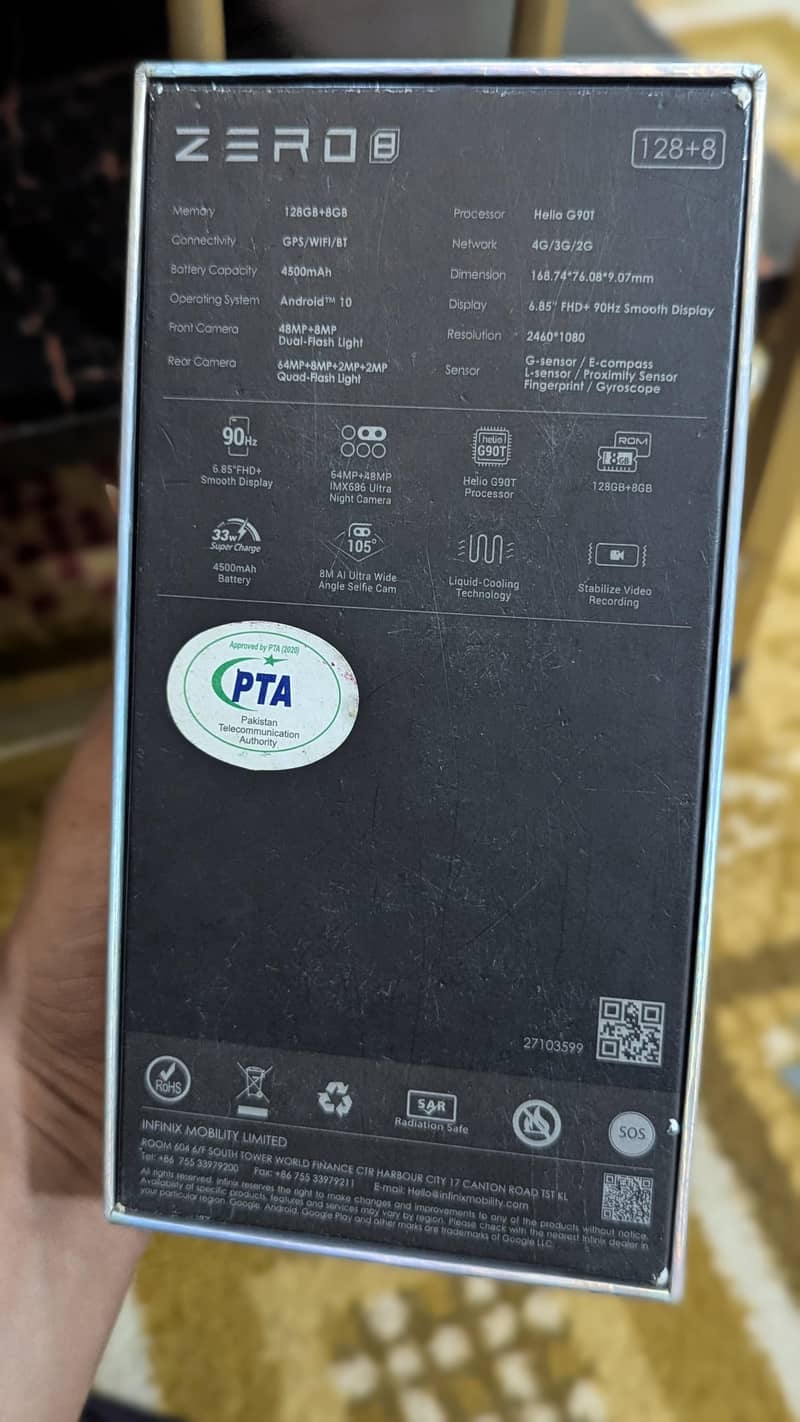 Infinix Zero 8 12