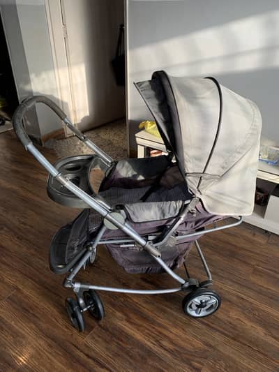 2 in 1 imported pram/ stroller in excellent condition