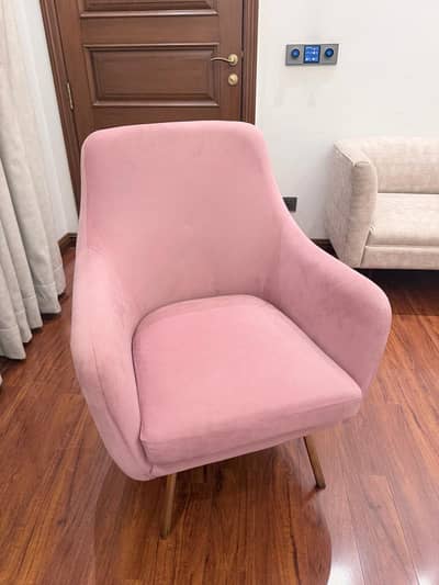 Pair of pink chairs