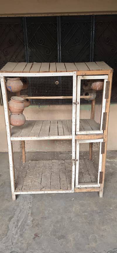 solid wood cage