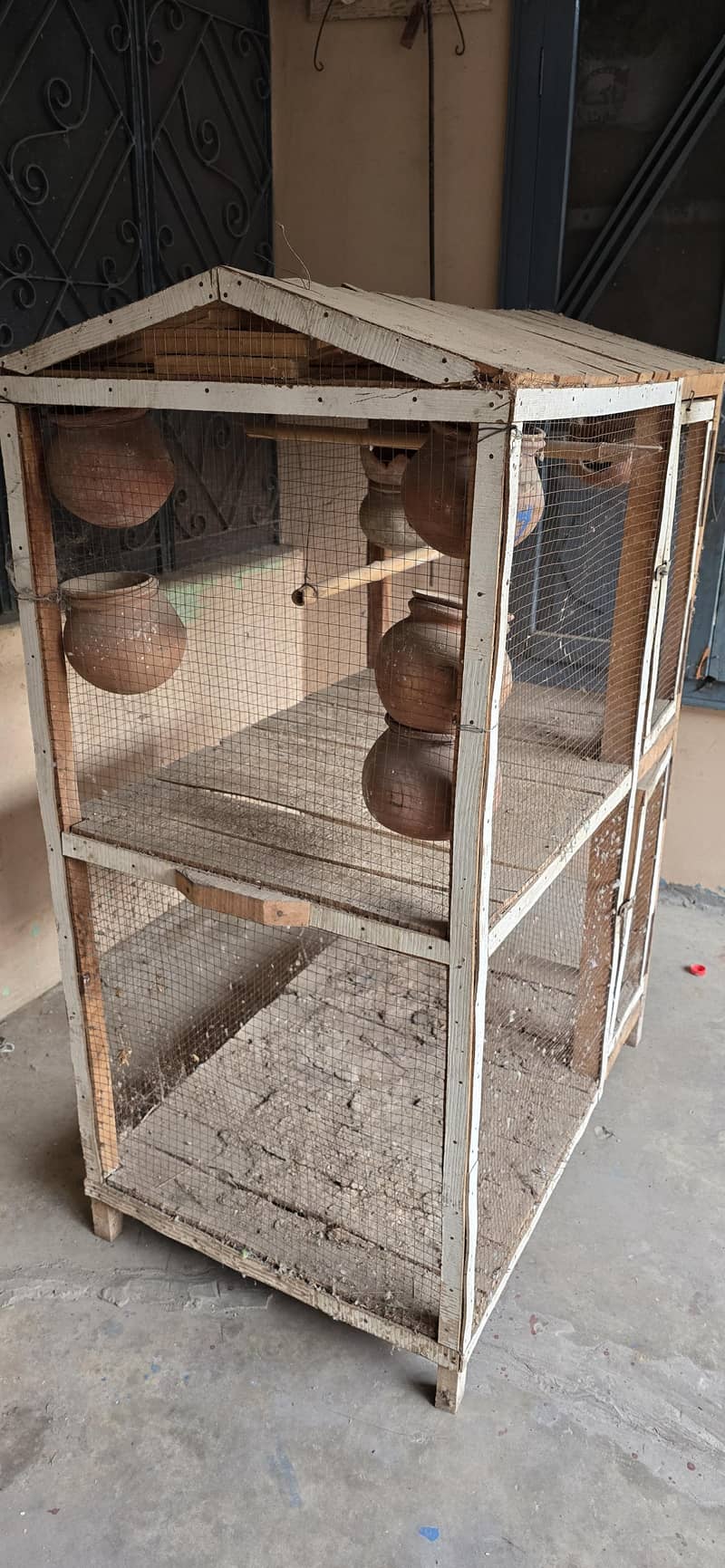 solid wood cage 1