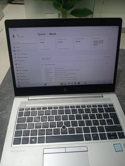 HP EliteBook i5 8gen Business Use 8GB RAM  128GB SSD