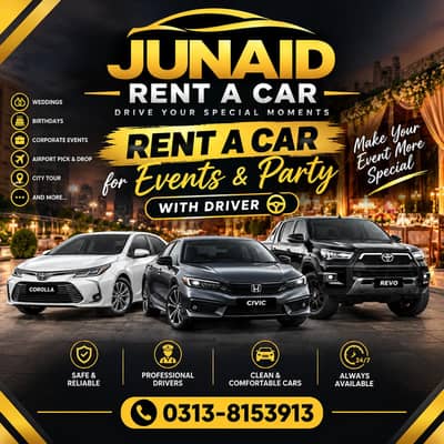RENT A CAR FOR EVENTS PURPOSES