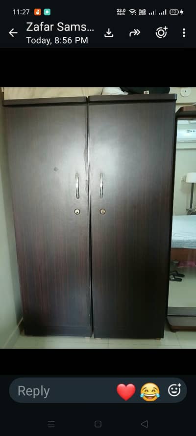 2 door wardrobe
