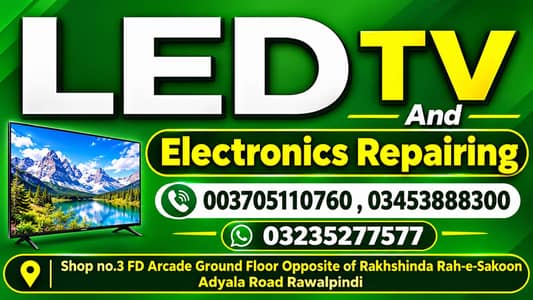 LED TV AND ELECTRICS REPAIRING