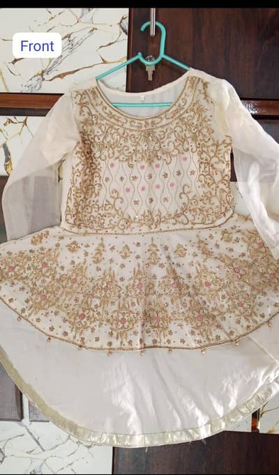 hand work dress