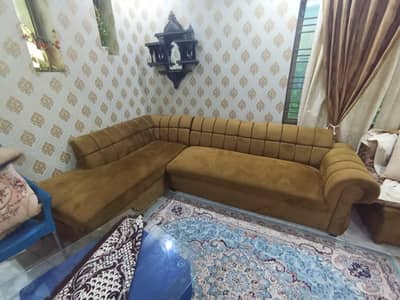 7 seater L shaped sofa