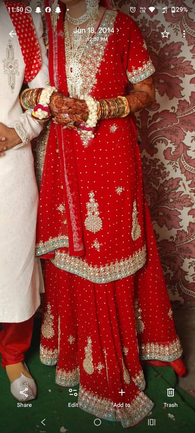 Bridal preloved lehgna
