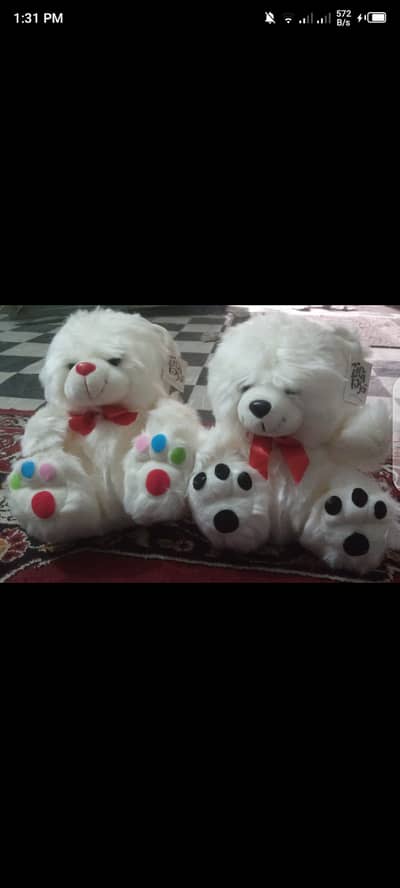 Long hair teddy bear