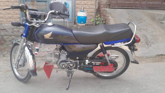 Honda CD70 blue model 2025 registered October 2024