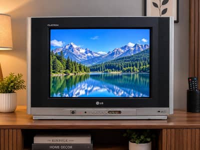 LG FLATRON CRT TV 21 Inch – Original & Working Condition
