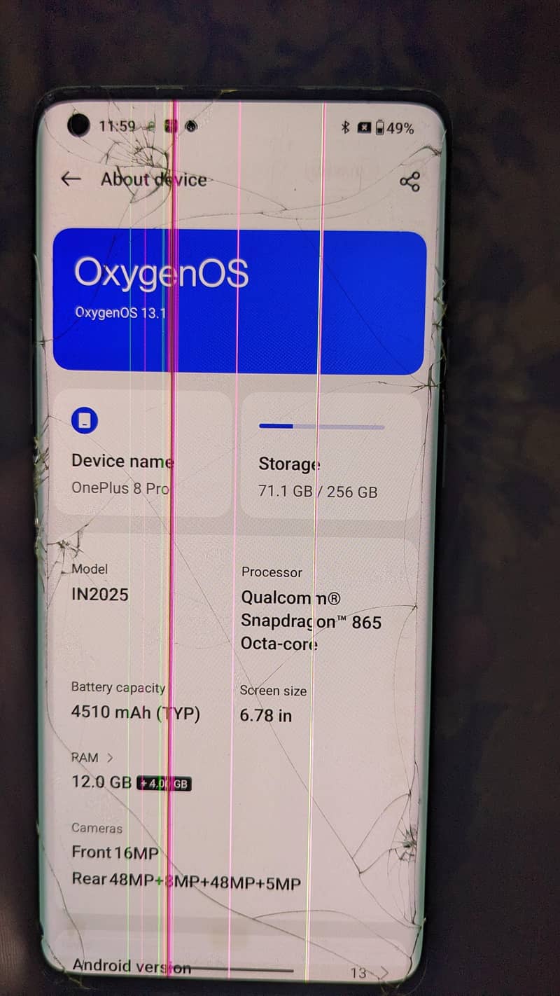 one plus 8pro 5