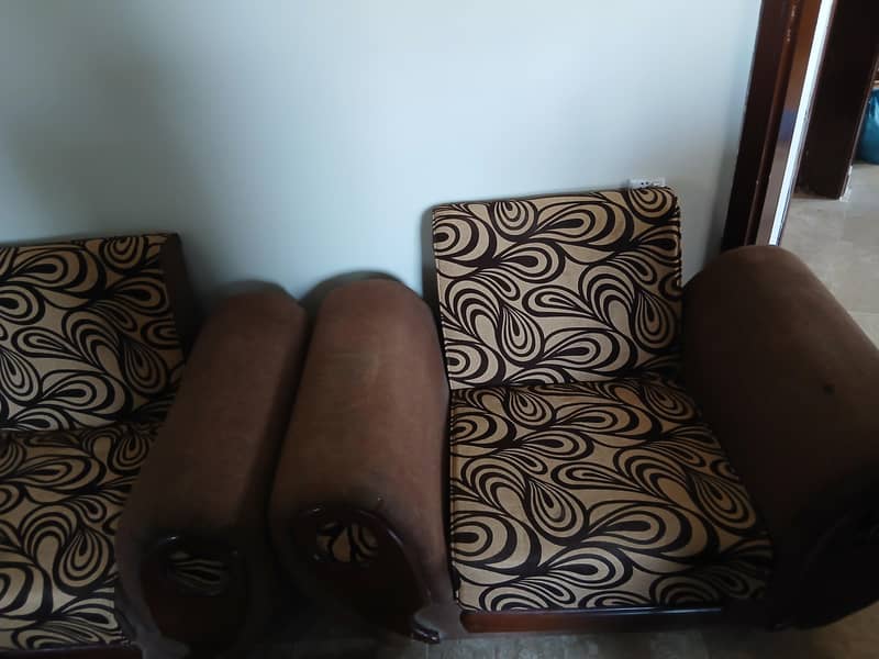 Brown sofa set 1