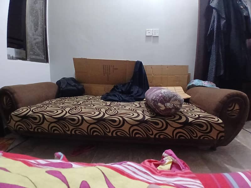 Brown sofa set 2