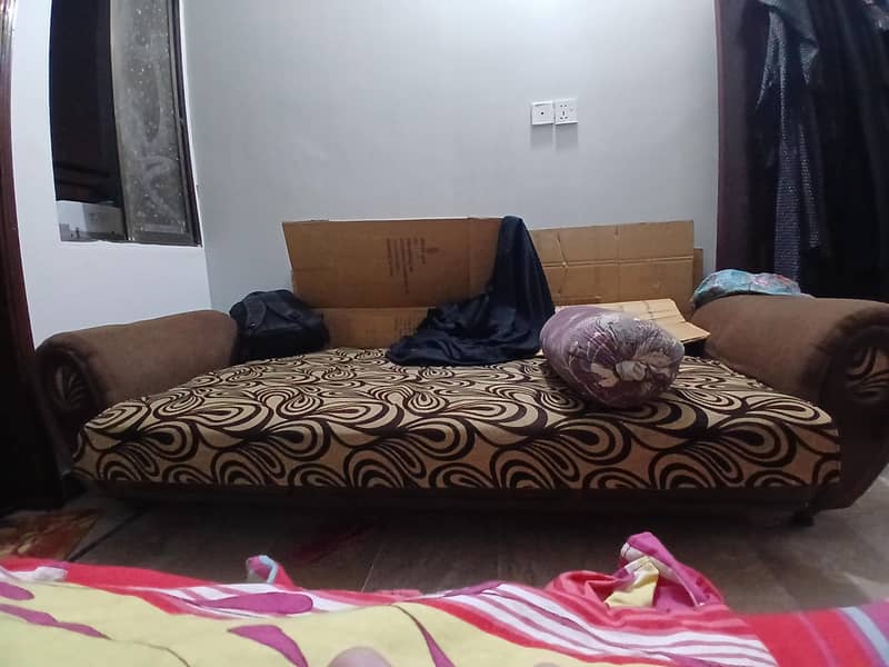 Brown sofa set 3