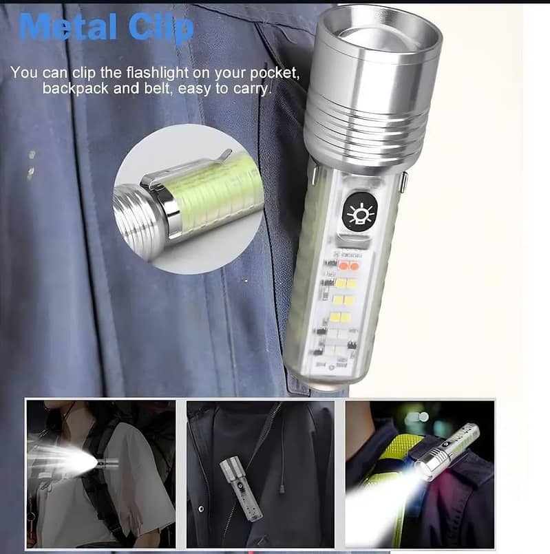 Compact EDC Flashlight with UV Light 1
