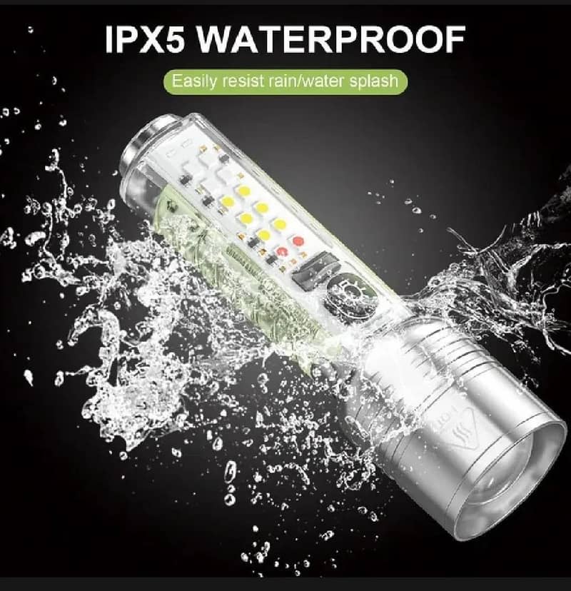 Compact EDC Flashlight with UV Light 3