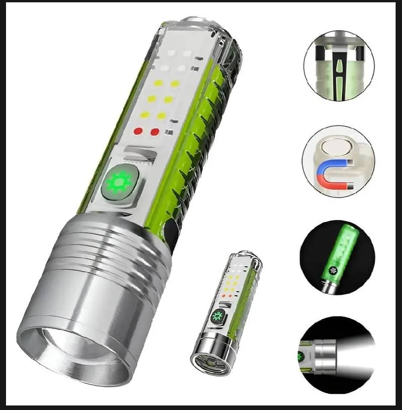 Compact EDC Flashlight with UV Light 6