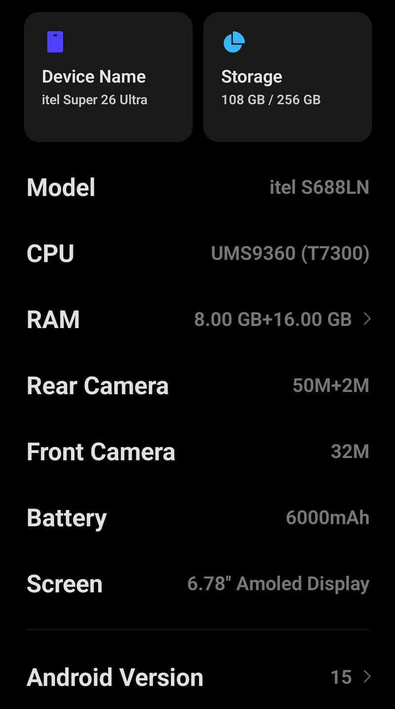 Itel 26 1