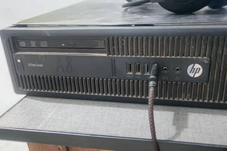 HP EliteDesk A8 PC 8GB RAM 2GB Graphics SSD+HDD - Multan