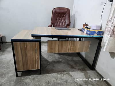 Modern office chair and table
