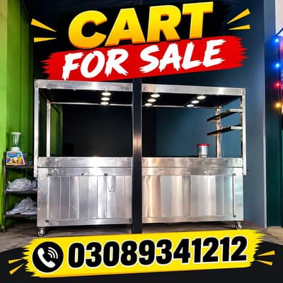 Heavy Duty Stainless Steel Food Cart for Sale