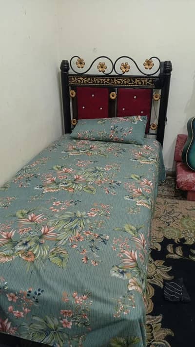 iron  single bed