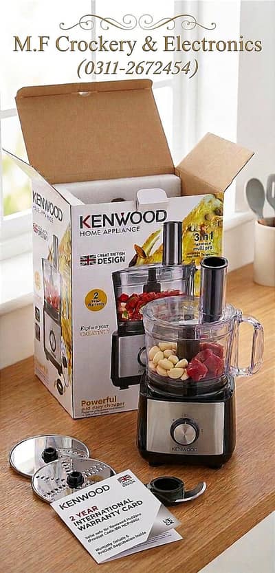 Kenwood jumbo Meat Chopper 3in1