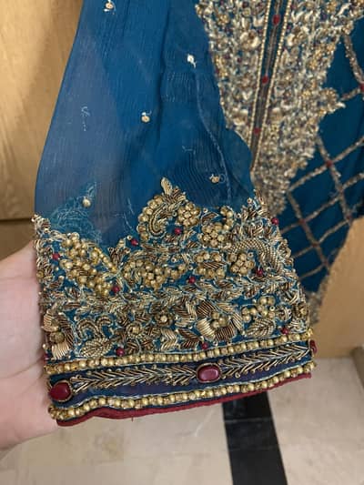 Beautiful heavy work trouser and kameez with duppata.
