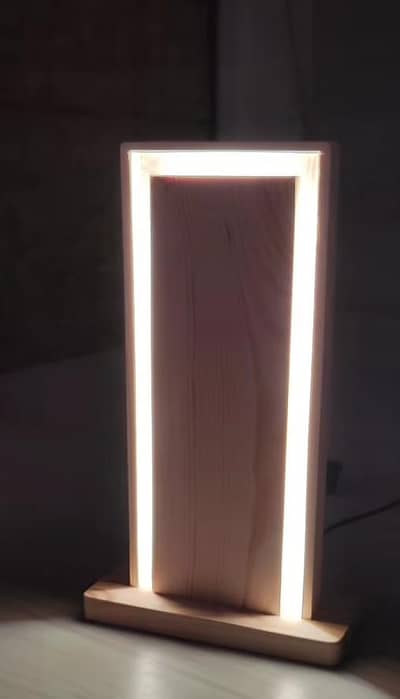 wooden lamp