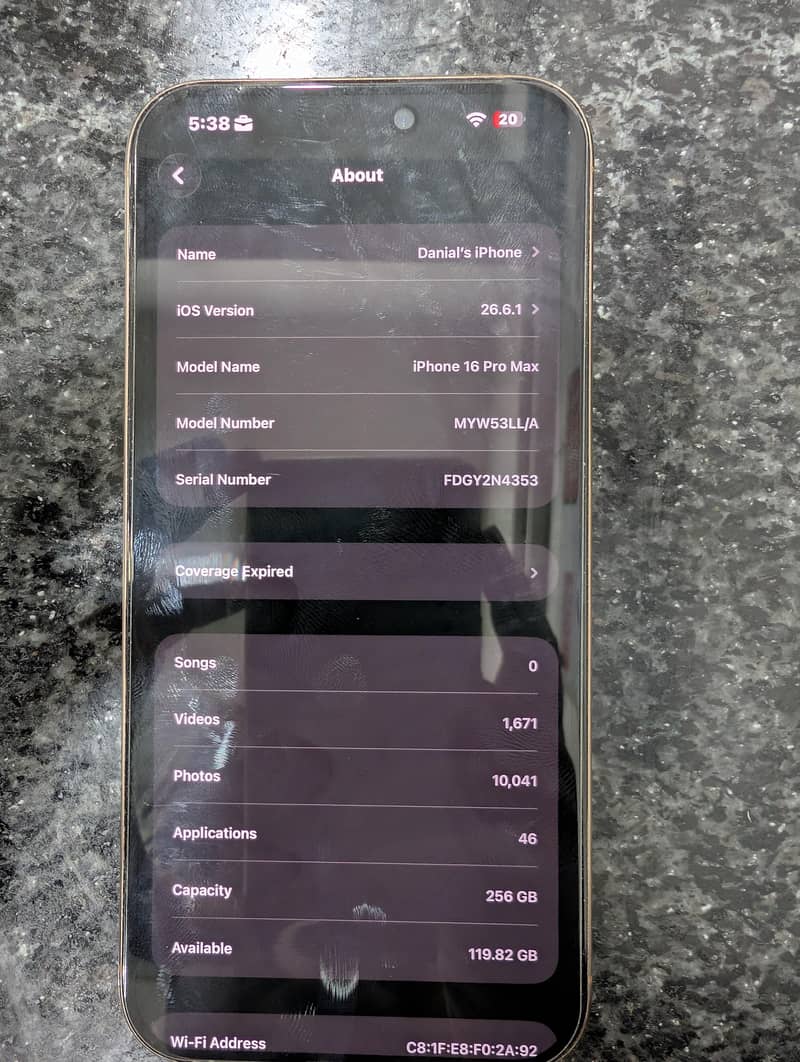 Apple iPhone 16 Pro Max 17