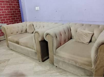 Beautiful 7 Seater Sofa Set – Good Condition | Comfortable & Stylish