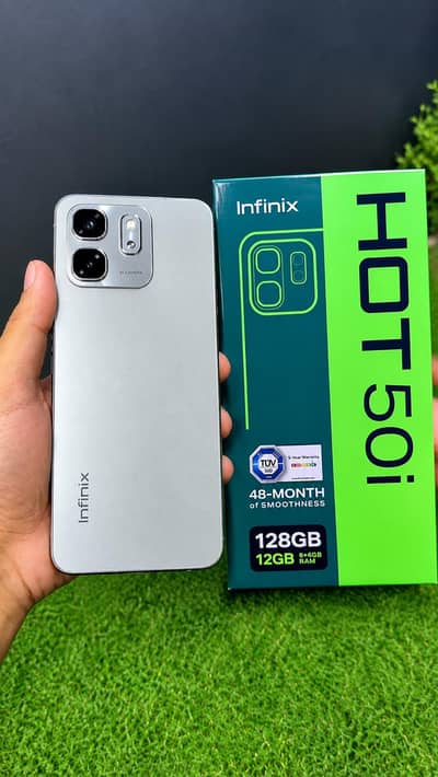 Infinix Hot 50i  only with box  best camera best battery timeing