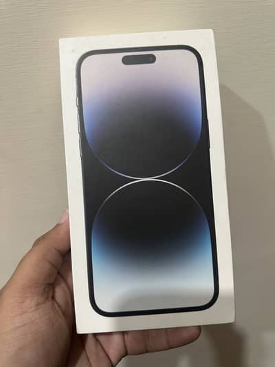 iPhone 14 Pro Max 256GB Black – PTA Approved (Dual eSIM)