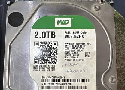 6 month use wd hard drive health 100