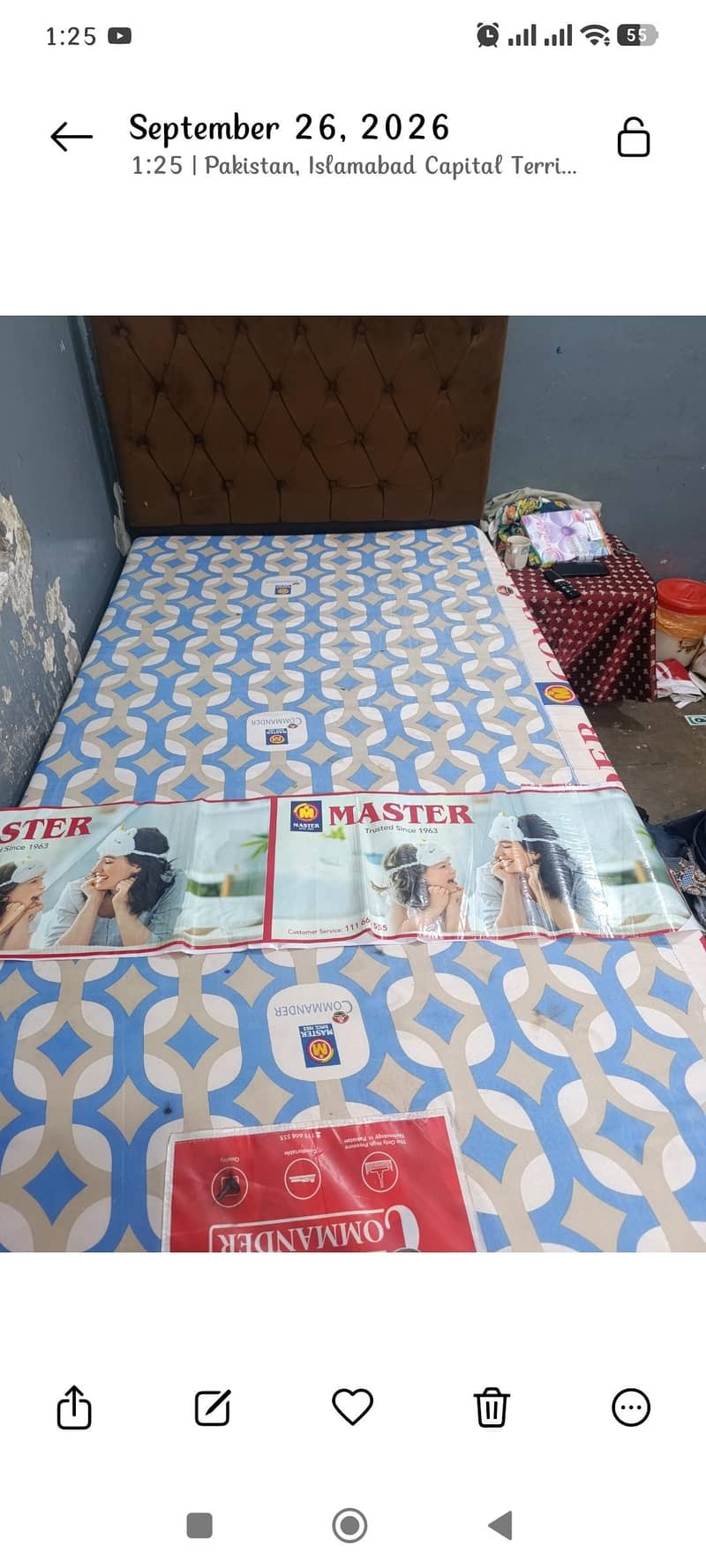 single bed ,matress 2