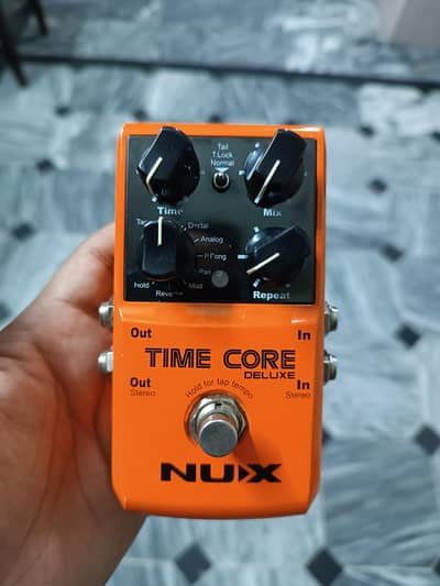 NUX Time Core Deluxe guitar delay effects pedal