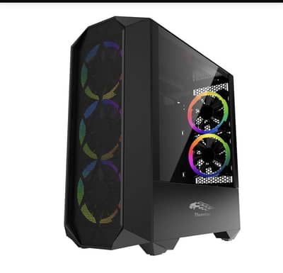 Thunder Thor ATX Gaming Case with 5 ARGB Fans – Black