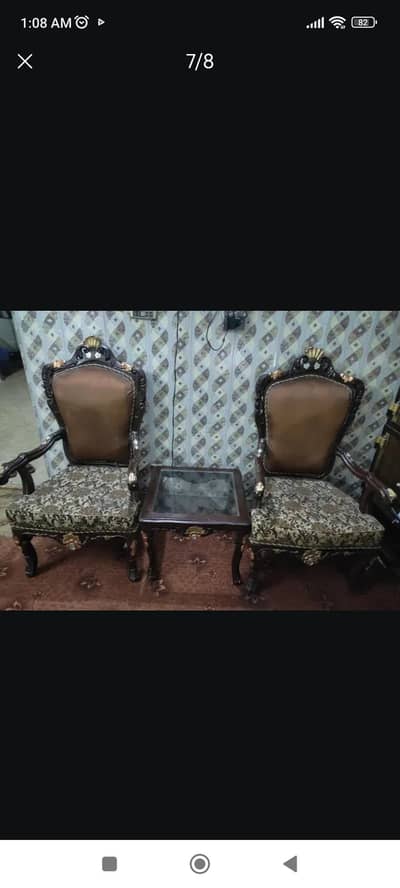 chinioti chairs set with table