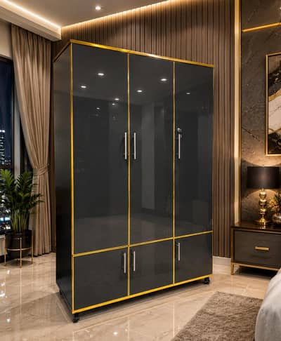 UV High Glass New Luxury cupboard / Almari / wardrobe  0316,5004723